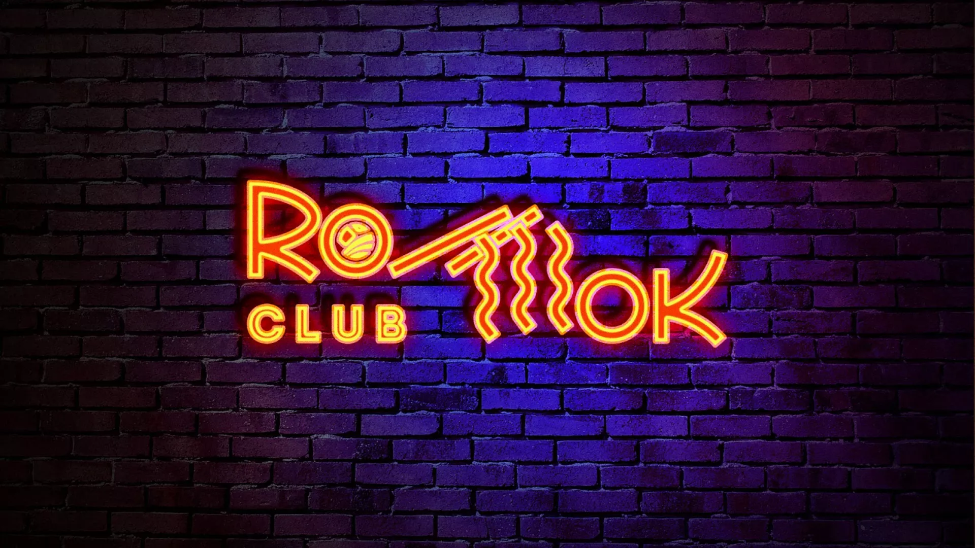 Разработка интерьерной вывески суши-бара «Roll Wok Club» в Арсеньеве